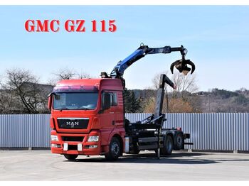 Hook lift truck, Crane truck MAN TGX 26.400 * Abrollkipper + GMC GZ 115 * TOP: picture 1