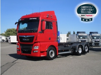 Container transporter/ Swap body truck MAN TGX 26.420 6X2-4 LL,Euro 6, XLX, Alcoa, CB-Funk: picture 1