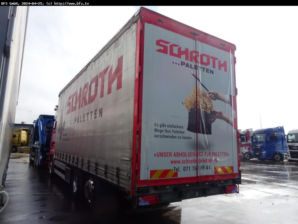 Curtainsider truck MAN TGX 26.440 6x2-2 LL lenk lift Achse Hub-Dach: picture 2
