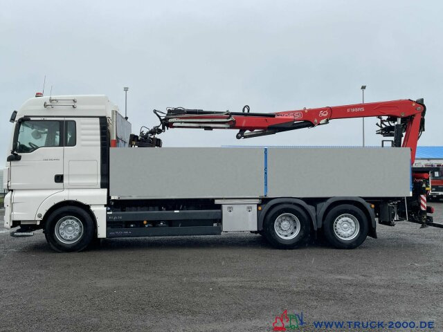 Dropside/ Flatbed truck, Crane truck MAN TGX 26.440 Fassi F195AS.22 11m=1.600 KG. 1. Hand: picture 11