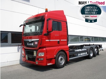Container transporter/ Swap body truck MAN TGX 26.480 6X2-2 LL mit LBW: picture 1