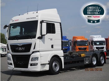 Container transporter/ Swap body truck MAN TGX 26.480 6X2-4 LL, Euro 6,XLX,Intarder,Tiefkplg.: picture 1
