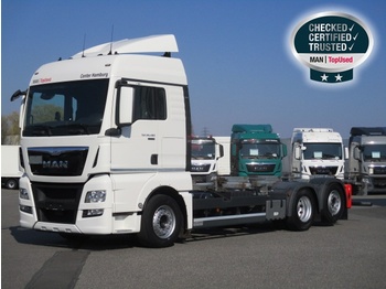 Container transporter/ Swap body truck MAN TGX 26.480 6X2-4 LL (Multiwechsler): picture 1
