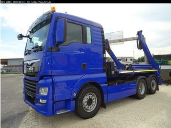 Skip loader truck MAN TGX 26.500 6x2-4 BL Gröger, Fhs. XL Meiller AK 1: picture 1