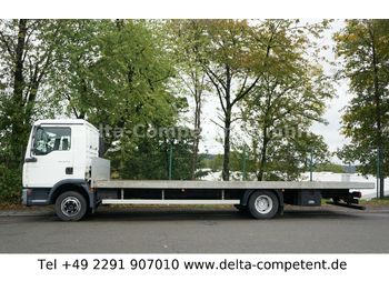 Dropside/ Flatbed truck MAN TG-L 12.XXX 12.210   Fg Baumaschinentransporter: picture 1