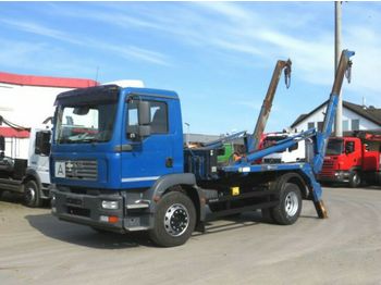 Skip loader truck MAN TG-M 18.280 4x2 Absetzkipper Meiller Tele: picture 1