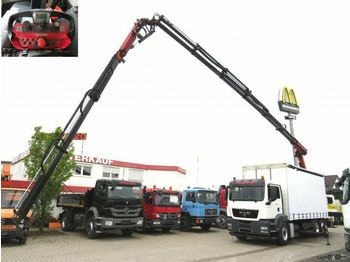 Dropside/ Flatbed truck MAN TG-S 26.360 6x2-2 BL Pritsche Heckkran Palfinge: picture 1