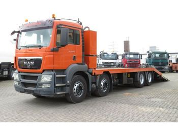Autotransporter truck MAN TG-S 35.400 8x4 BL Pritsche hydr. Rampen+Winde: picture 1