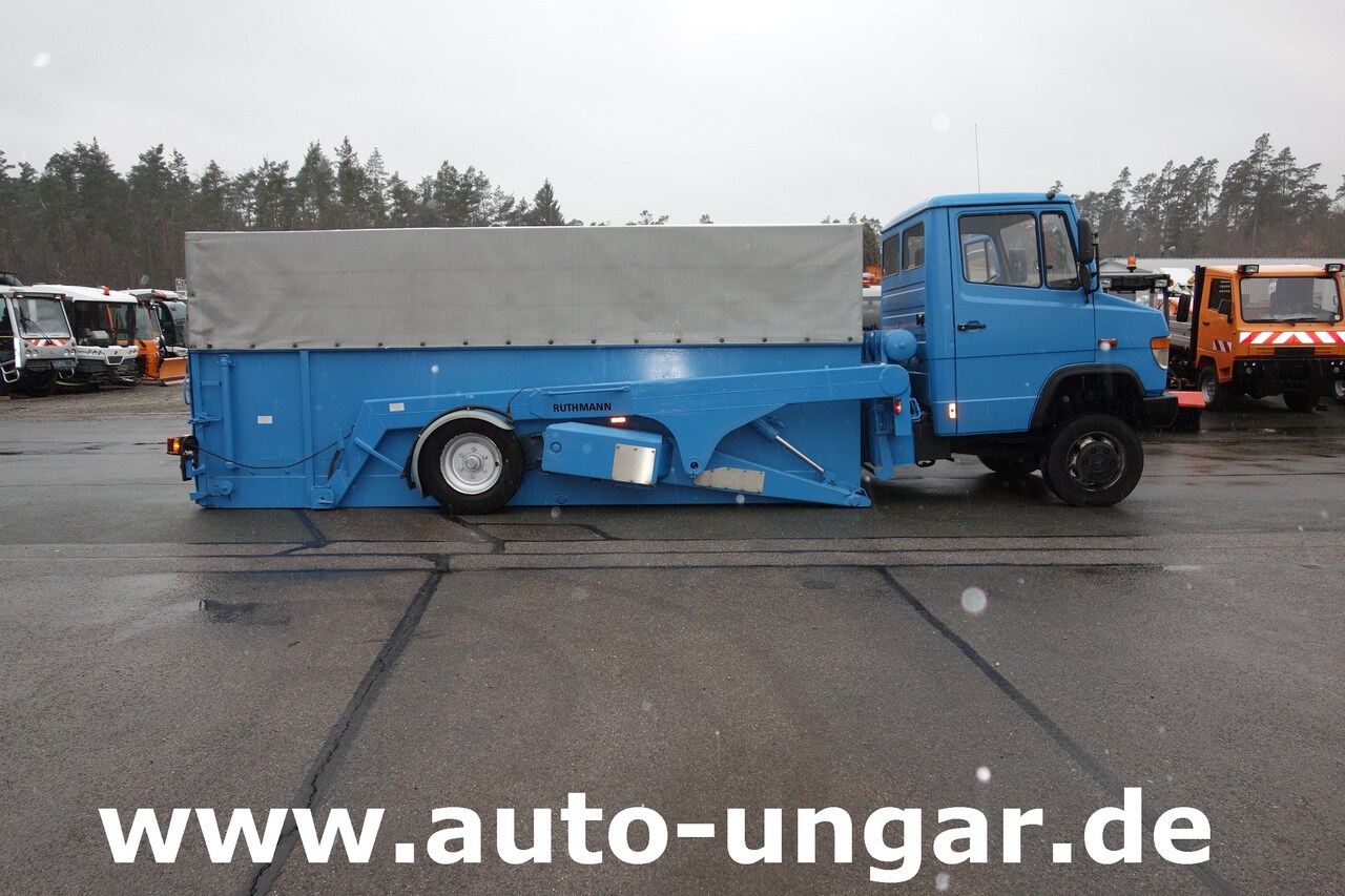Container transporter/ Swap body truck MERCEDES-BENZ 810D Vario Cargoloader Ruthmann: picture 12