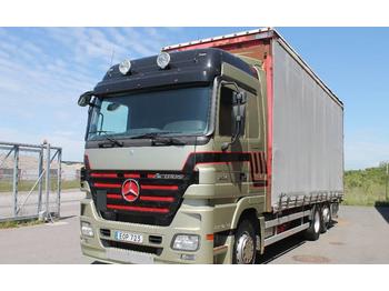 Curtainsider truck MERCEDES BENZ ACTROS 2546 L 6X2: picture 1
