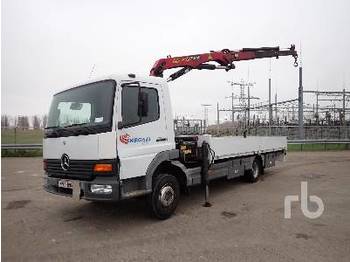 Dropside/ Flatbed truck, Crane truck MERCEDES-BENZ ATEGO 815 4x2: picture 1