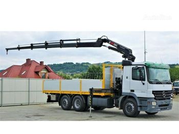 Dropside/ Flatbed truck, Crane truck MERCEDES-BENZ Actros 2541: picture 1