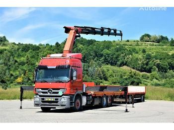 Dropside/ Flatbed truck, Crane truck MERCEDES-BENZ Actros 2546: picture 1