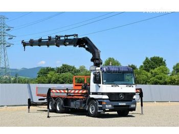Dropside/ Flatbed truck, Crane truck MERCEDES-BENZ Actros 2635: picture 1