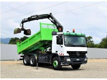 Tipper, Crane truck MERCEDES-BENZ Actros 2636: picture 1