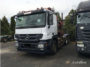 Timber truck, Crane truck MERCEDES-BENZ Actros 33-55 6x4 Resor V 8 [ Copy ]: picture 1