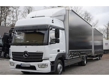 Curtainsider truck MERCEDES-BENZ Atego 1530: picture 1