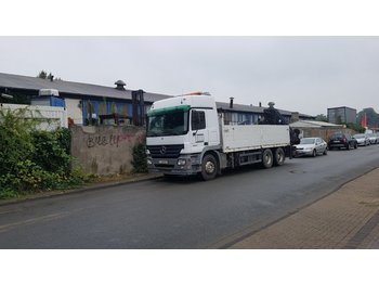 Container transporter/ Swap body truck for transportation of heavy machinery MERCEDES-BENZ Autokran Actros 2644 + Kran Hiab 330-5 + Jib 90 + Seilwinde Rotzler: picture 1