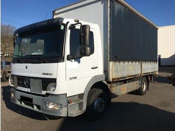 Curtainsider truck MERCEDES-BENZ atego 1218: picture 1