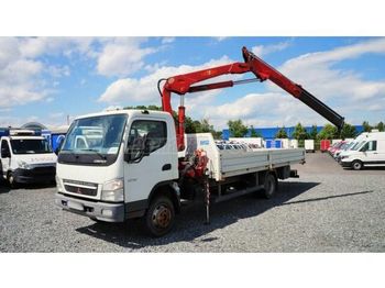 Dropside/ Flatbed truck, Crane truck MITSUBISHI CANTER 7 C 15 Darus platós: picture 1