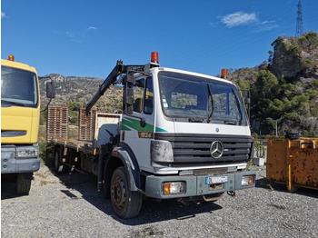 Dropside/ Flatbed truck for transportation of heavy machinery Mercedes 1824: picture 1