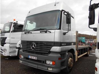 Dropside/ Flatbed truck for transportation of heavy machinery Mercedes Actros 1831: picture 1