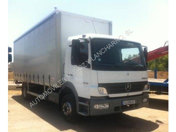Curtainsider truck Mercedes Atego 1218: picture 1