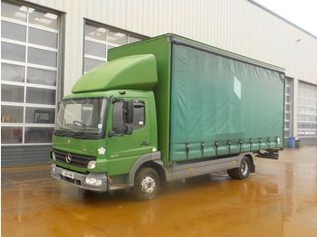 Curtainsider truck Mercedes Atego 815: picture 1