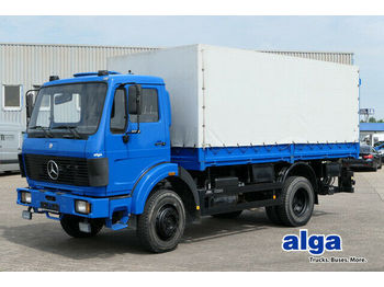 Curtainsider truck Mercedes-Benz 1017 A/4x4/Allrad/LBW/Schalter/Blattfederung: picture 1