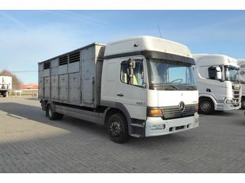 Livestock truck Mercedes-Benz 1223 Tiertransporter, Fernhaus, Handschalter: picture 1