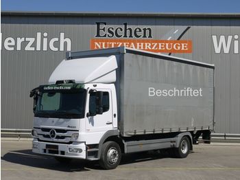 Curtainsider truck Mercedes-Benz 1224 L, 4x2, Euro 5, 1.5t LBW, Klima, Schiebepl: picture 1