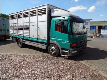Livestock truck Mercedes-Benz 1323 LL  Einstock Vollalu: picture 1