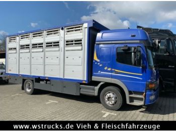 Livestock truck Mercedes-Benz 1328 L Finkl 2 Stock Vollalu "TÜV NEU": picture 1