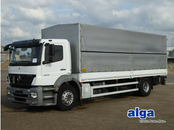 Curtainsider truck Mercedes-Benz 1829 Axor, 7.400mm lang, 2to. LBW, Klima, Luft: picture 1