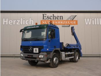 Skip loader truck Mercedes-Benz 1832 K 4x2, Meiller AK 12 T, Klima, Blatt: picture 1