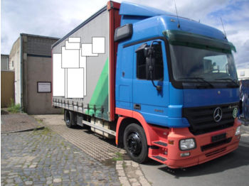 Curtainsider truck Mercedes-Benz 1844  Retarder +  Reifen 80 % alter TACHO: picture 1