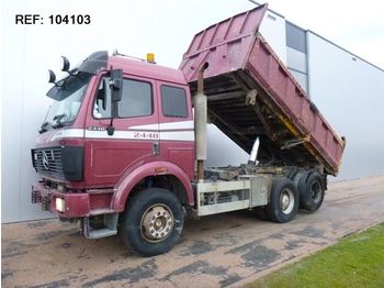 Cab chassis truck Mercedes-Benz 2448 6X2 DUMPER FULL STEEL HUB REDUCTION: picture 1