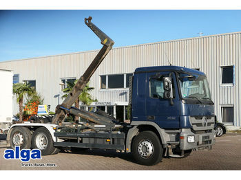 Hook lift truck Mercedes-Benz 2536 L Actros, Meiller RK 20.67, 6x2, gelenkt: picture 1