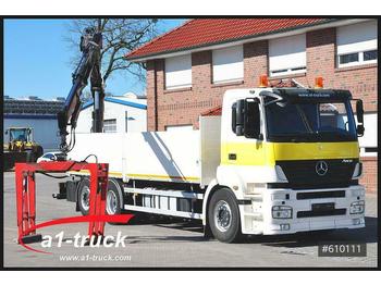 Dropside/ Flatbed truck Mercedes-Benz 2540 Axor, HIAB 144 BS-2 DUO, Lenkachse: picture 1