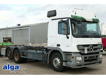 Container transporter/ Swap body truck Mercedes-Benz 2541 L Actros 6x2, Falt LBW, Voith Retarder, ADR: picture 1