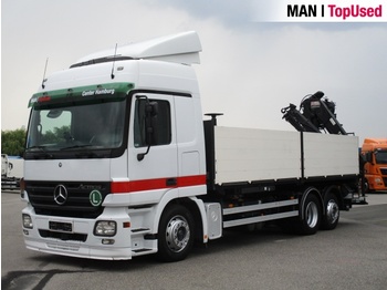 Dropside/ Flatbed truck Mercedes-Benz 2541 L BDF Baustoff Kran LBW Multi: picture 1