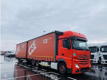 Curtainsider truck Mercedes-Benz 2542 Giga Space Actros: picture 1