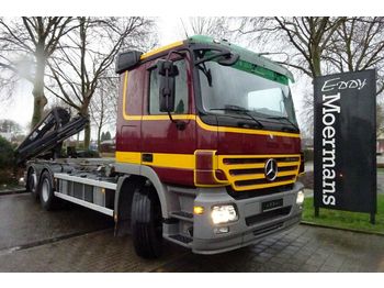 Cable system truck, Crane truck Mercedes-Benz 2546 6x2 Abrollkipper Mit Kran: picture 1
