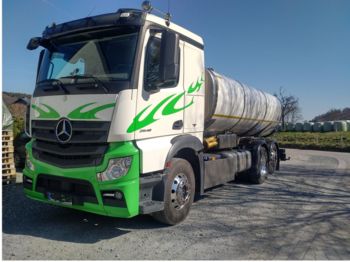 Cab chassis truck Mercedes-Benz 2548 Actros MP4 Fahrgestell für Milchtank E6: picture 1