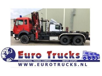 Hook lift truck, Crane truck Mercedes-Benz 2638 6x4 SK only 43000 km original..: picture 1