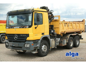 Tipper, Crane truck Mercedes-Benz 3341 6x4 Actros/Kran Hiab 102B/Bordmatik/AHK/: picture 1