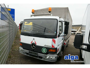 Curtainsider truck Mercedes-Benz 815 Atego, AHK, Kugel, 3. Sitz, 5200mm lang: picture 1