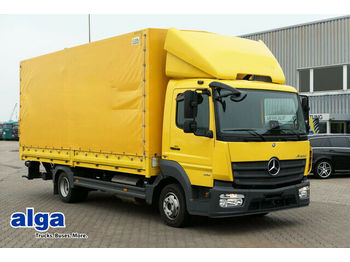 Curtainsider truck Mercedes-Benz 816 L Atego, Spoiler, LBW, Euro 6, Luftfederung.: picture 1