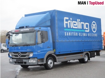 Curtainsider truck Mercedes-Benz 816 L, Euro 5, Pritsche/Plane, LBW: picture 1