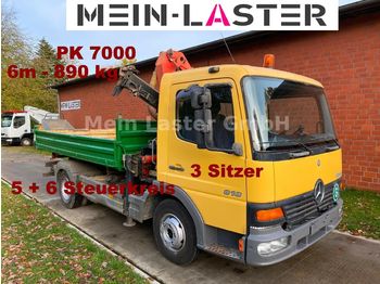 Tipper Mercedes-Benz 818 Atego Meiller + PK 7000  6,9m-890 kg 3 Sitze: picture 1